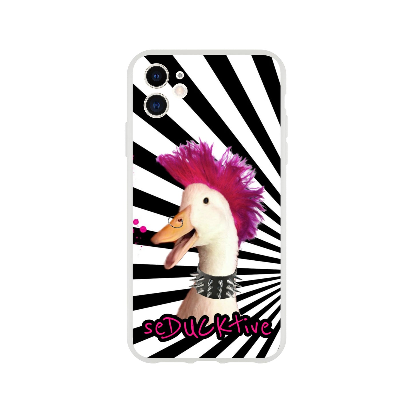 Rcok n Roll Wrinkle iphone case (black and white)