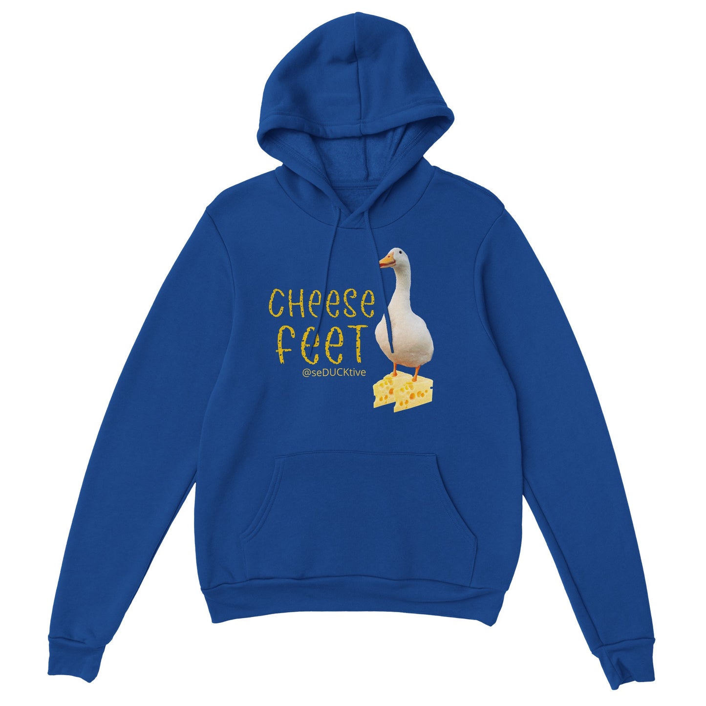 Cheese Feet Pullover Hoodie - Swiss Cheese