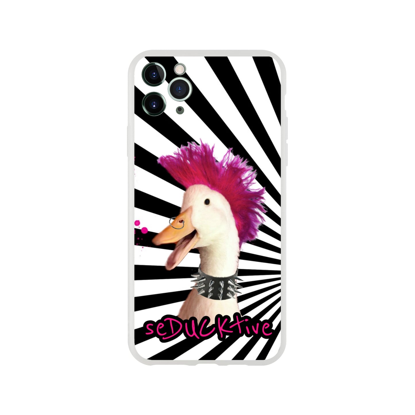 Rcok n Roll Wrinkle iphone case (black and white)