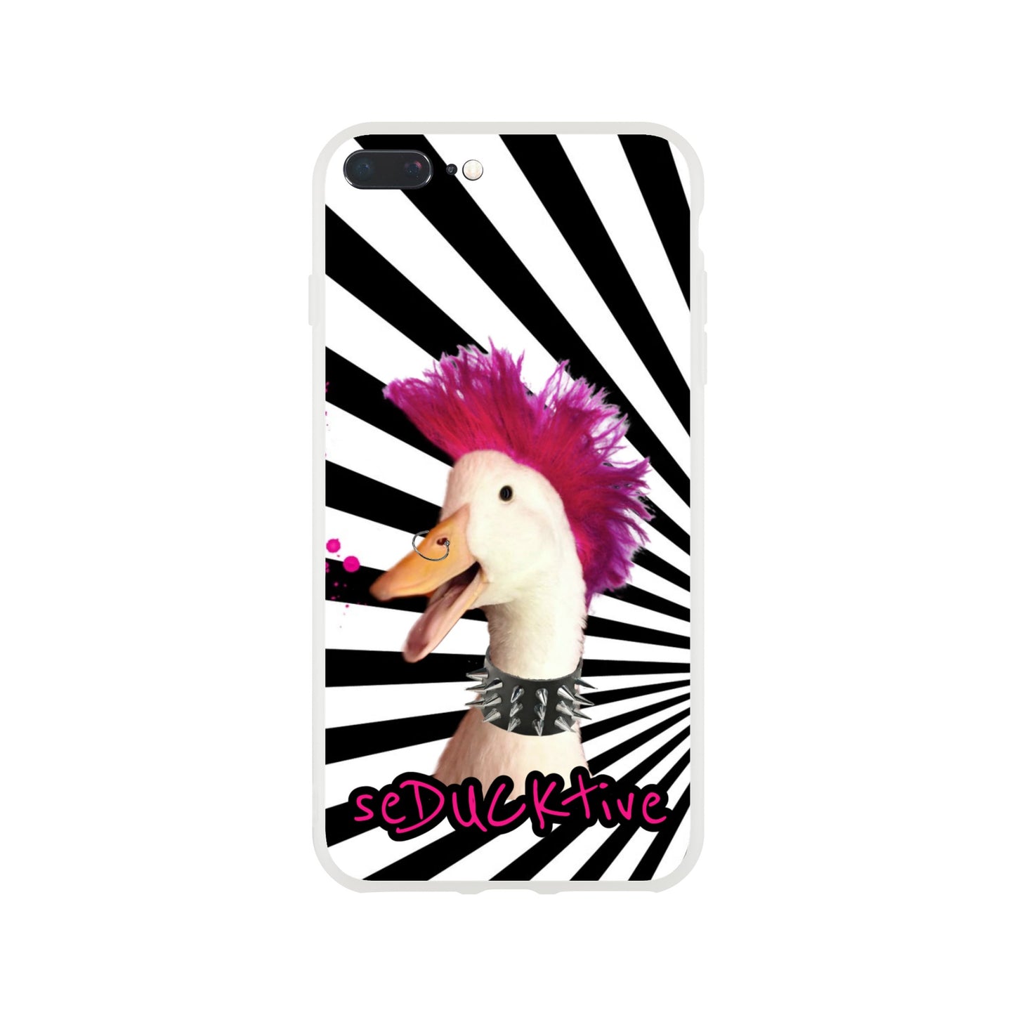 Rcok n Roll Wrinkle iphone case (black and white)