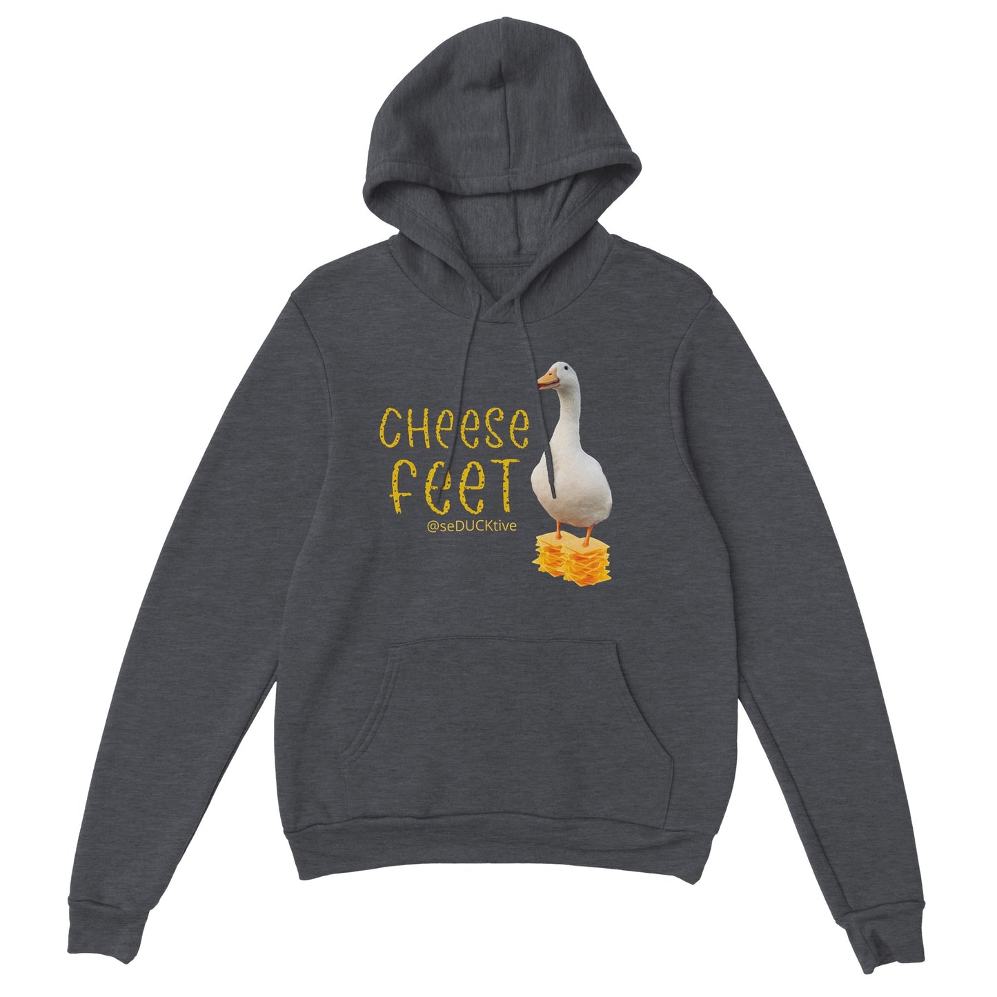 Cheese Feet Pullover Hoodie - Stack of cheese