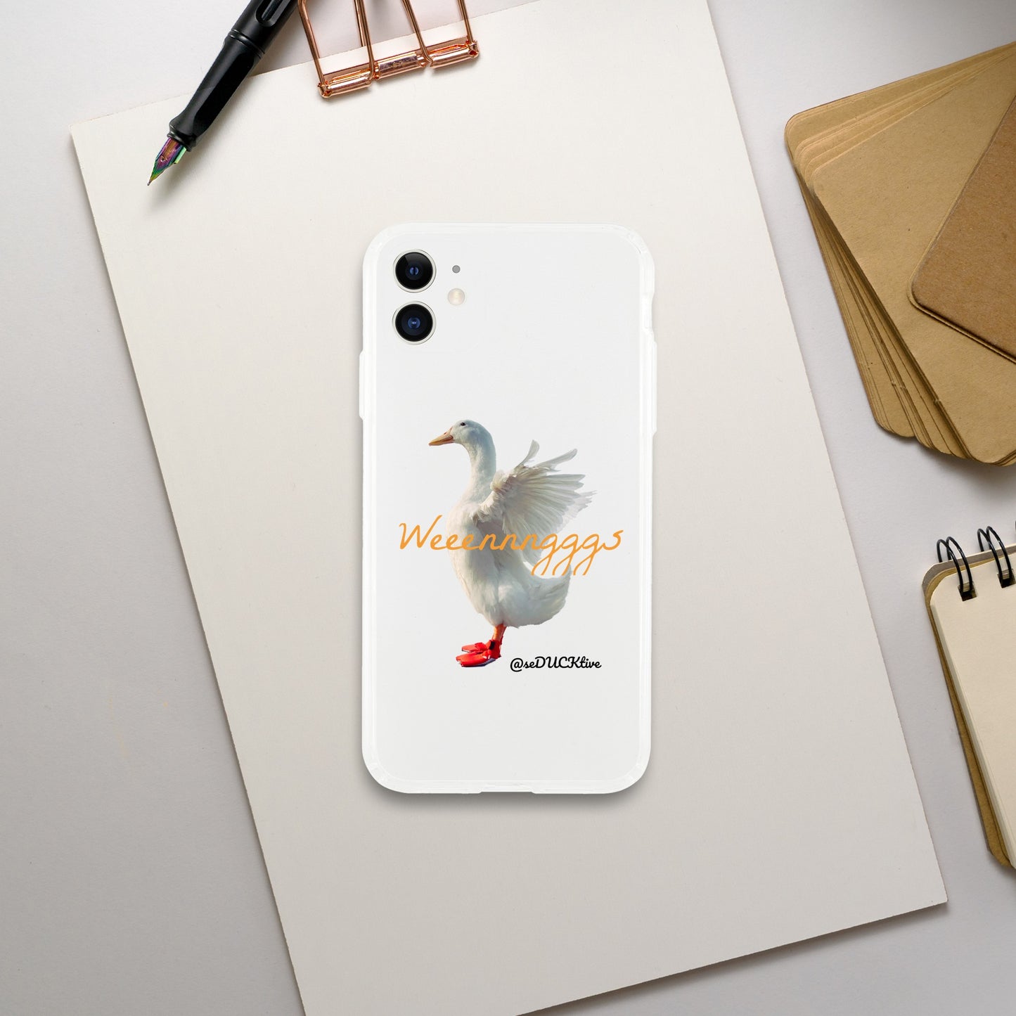 Weenngggs Clear iphone case