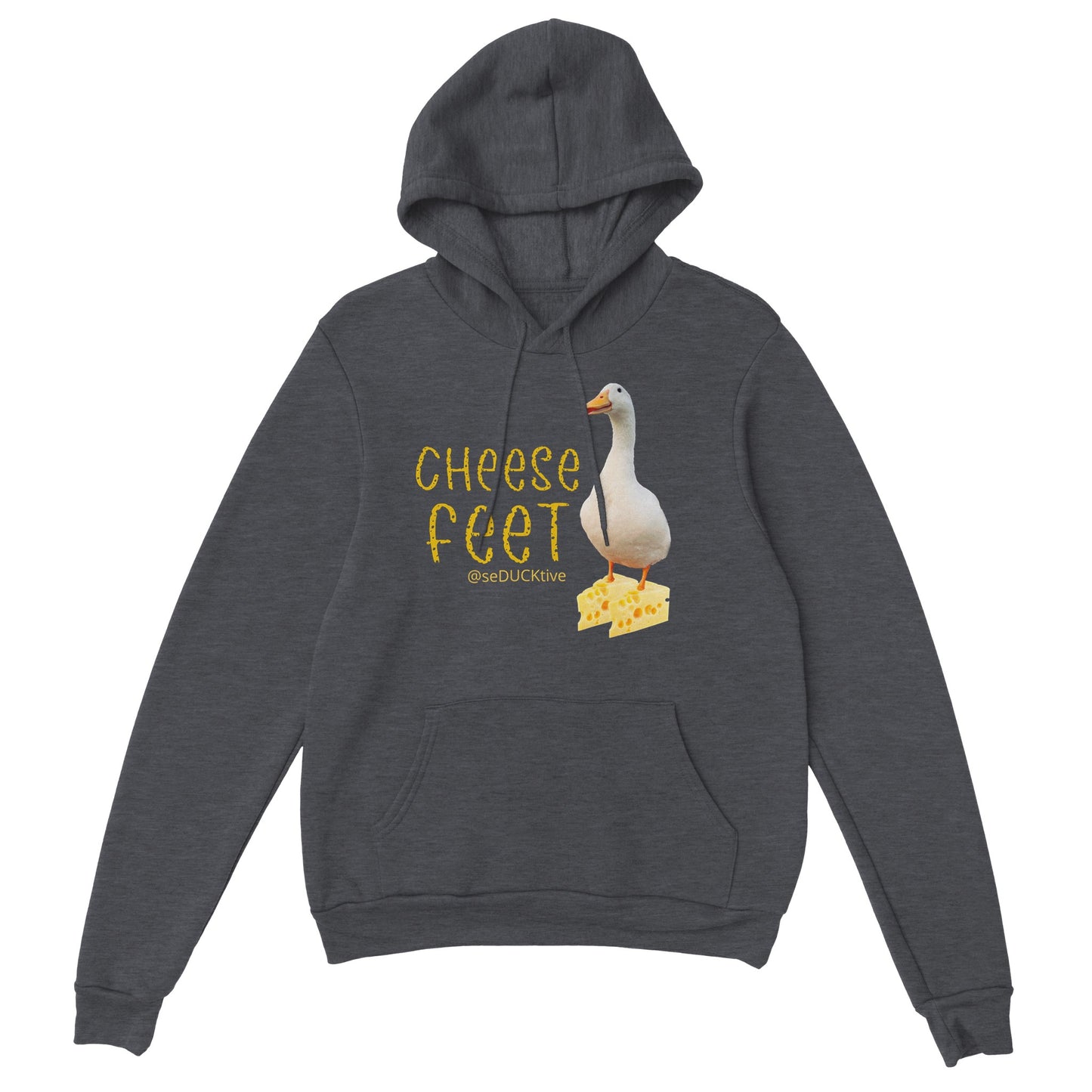 Cheese Feet Pullover Hoodie - Swiss Cheese