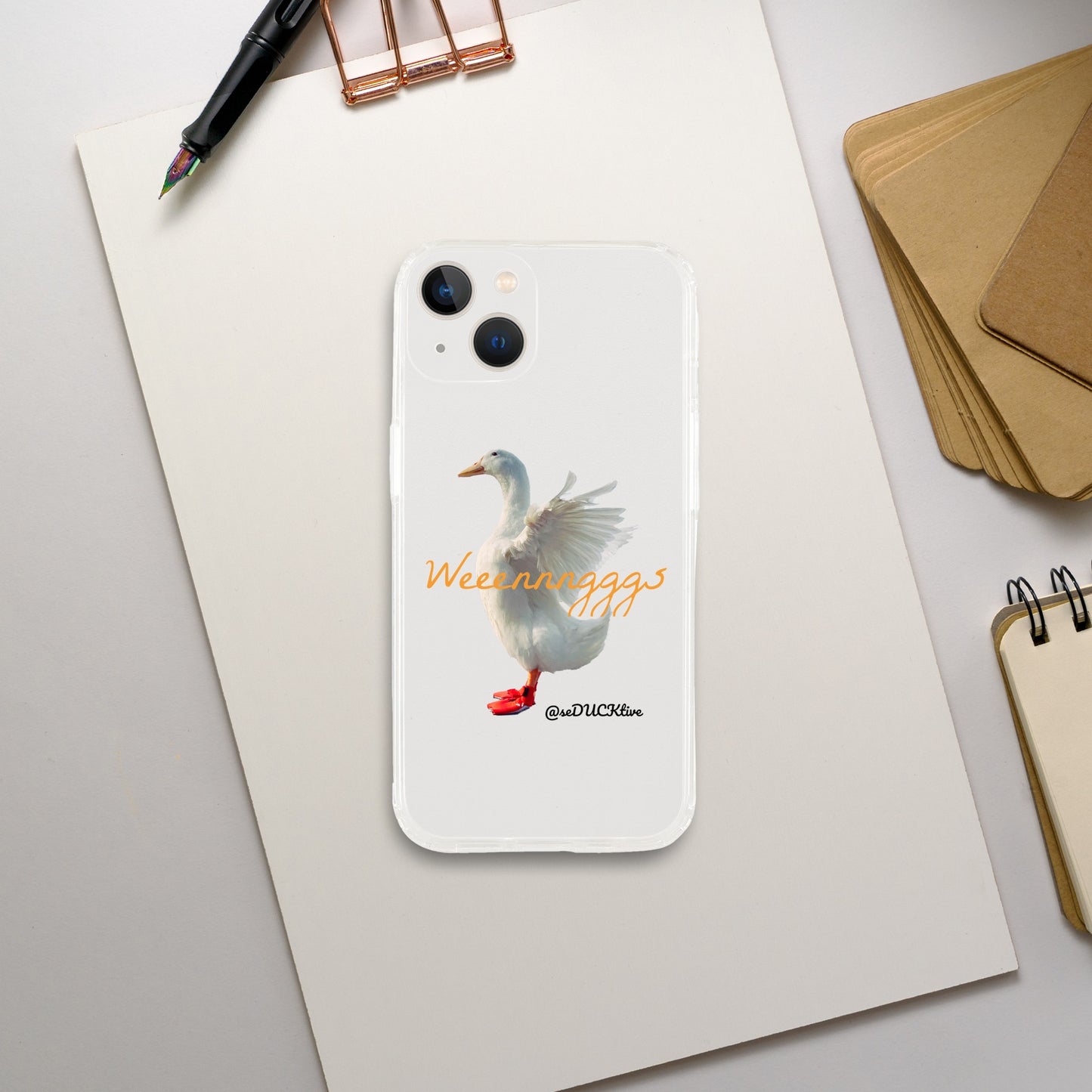 Weenngggs Clear iphone case