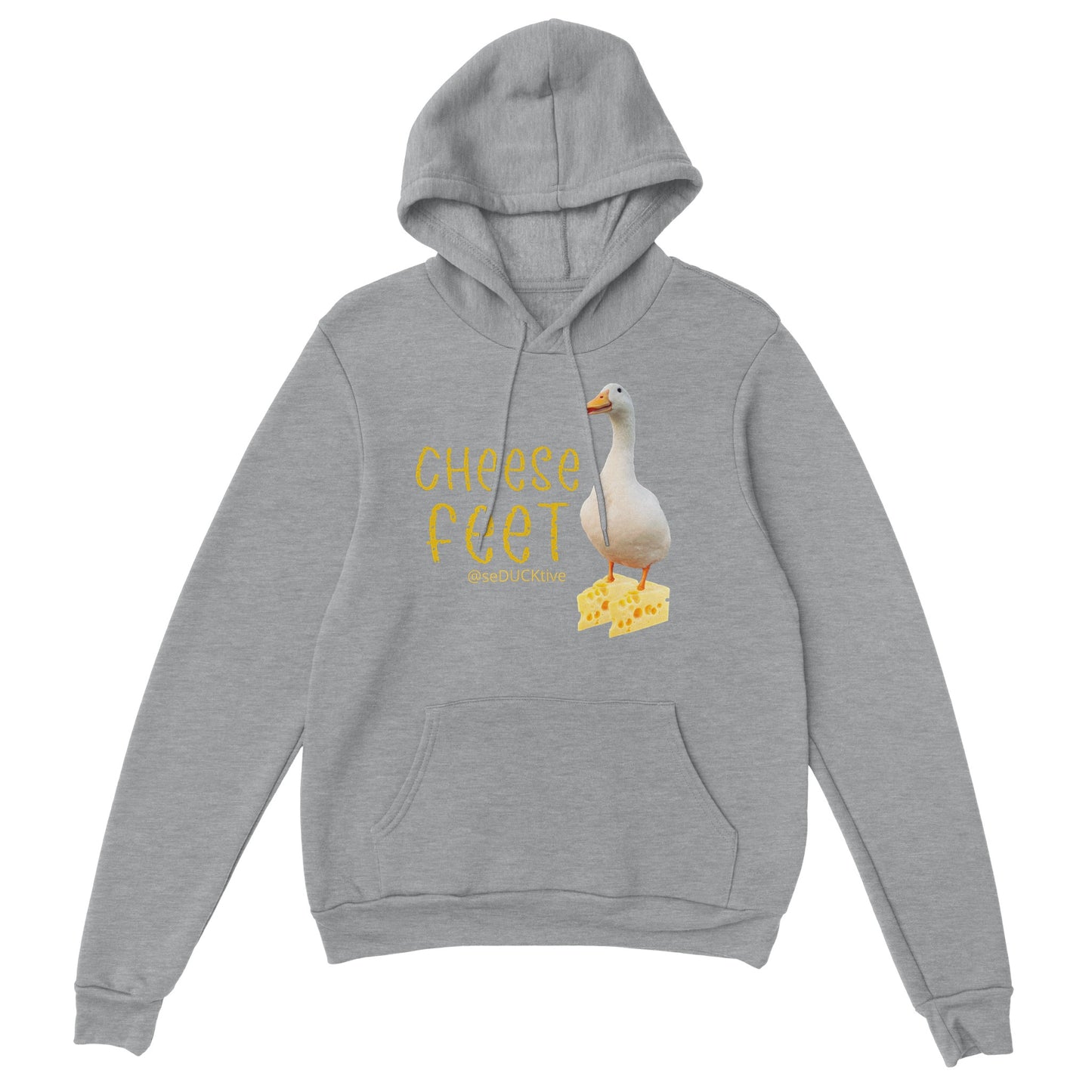 Cheese Feet Pullover Hoodie - Swiss Cheese
