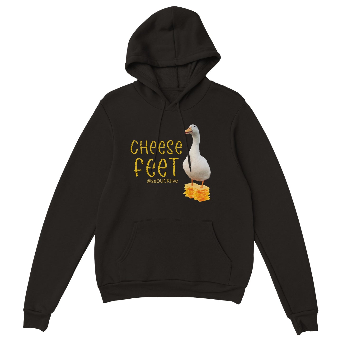 Cheese Feet Pullover Hoodie - Stack of cheese