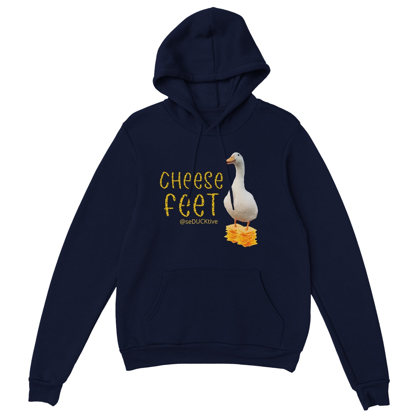 Cheese Feet Pullover Hoodie - Stack of cheese