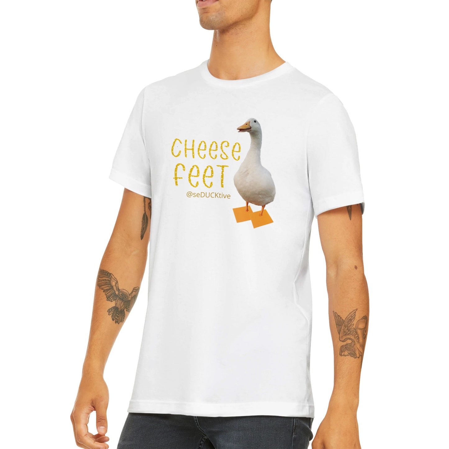 Cheese Feet T Shirt - single cheese