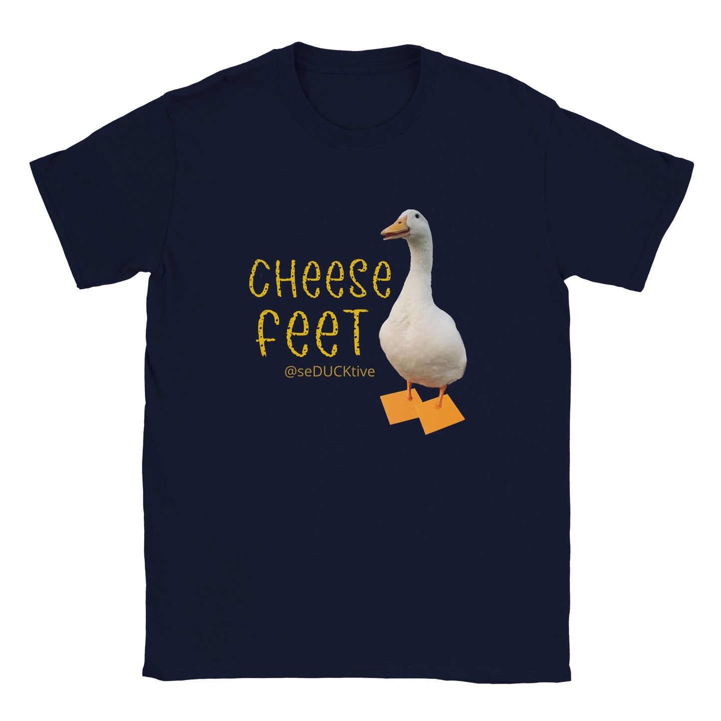 Cheese Feet T Shirt - single cheese