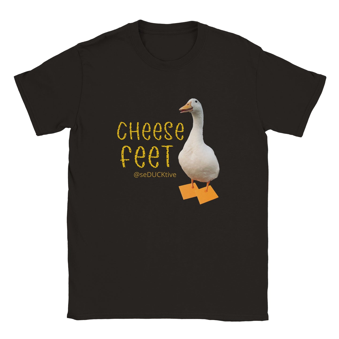 Cheese Feet T Shirt - single cheese