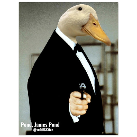James Pond Duck Semi-Glossy Paper Poster