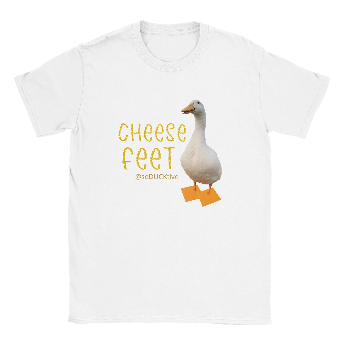Cheese Feet T Shirt - single cheese