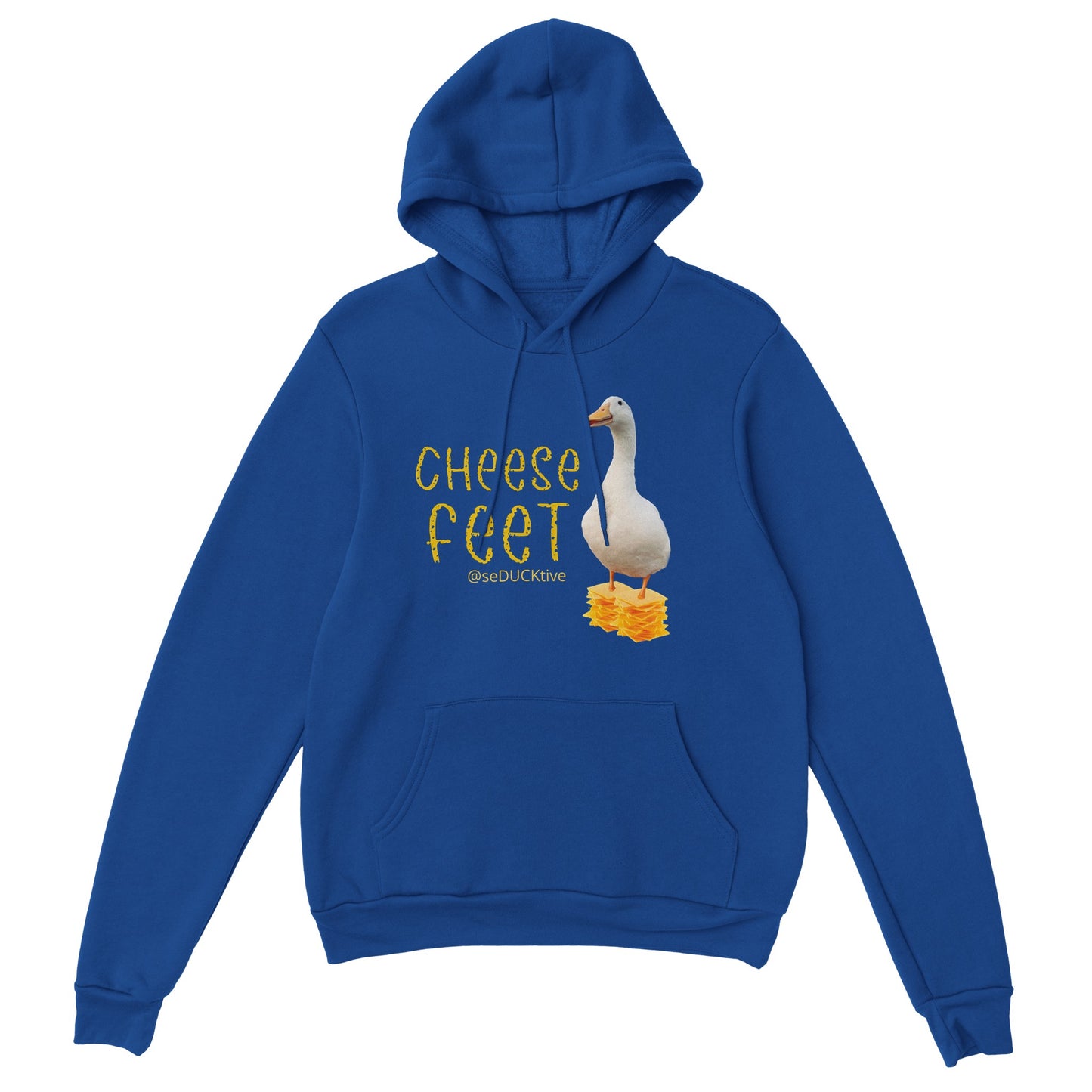Cheese Feet Pullover Hoodie - Stack of cheese