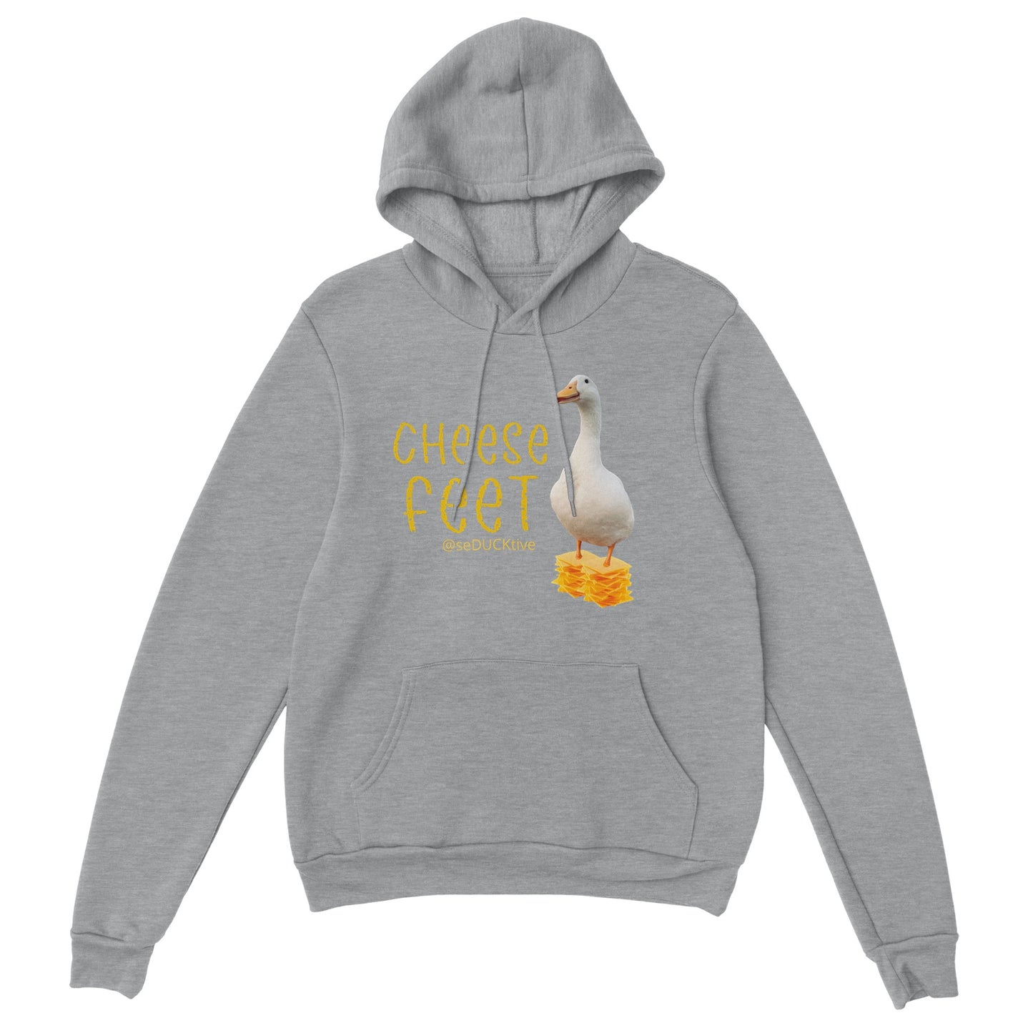 Cheese Feet Pullover Hoodie - Stack of cheese