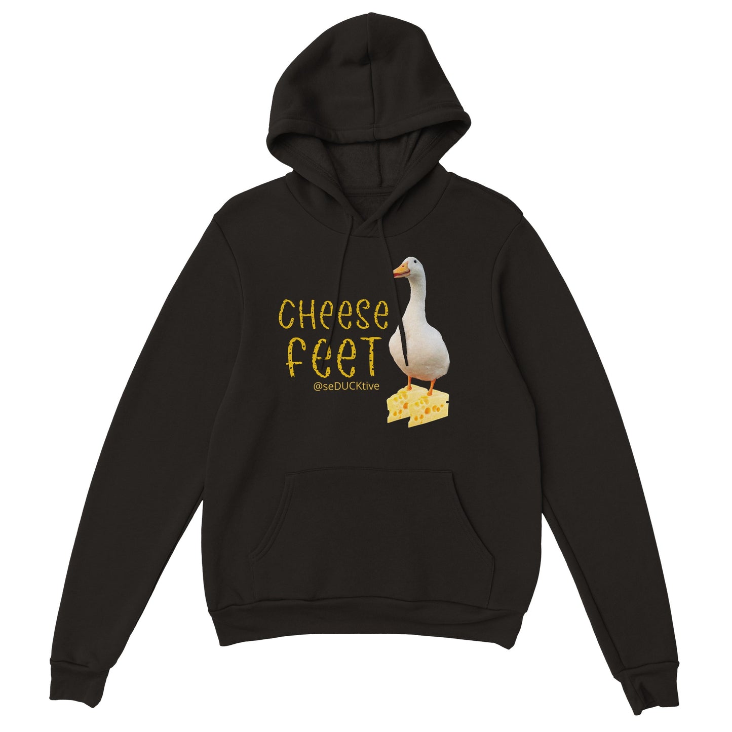 Cheese Feet Pullover Hoodie - Swiss Cheese