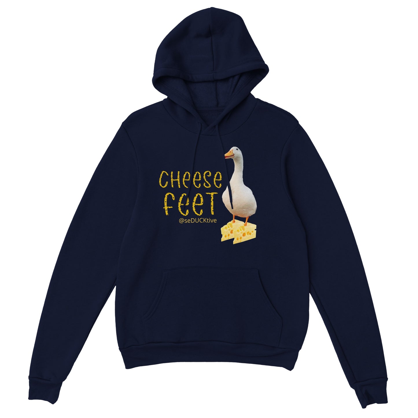 Cheese Feet Pullover Hoodie - Swiss Cheese