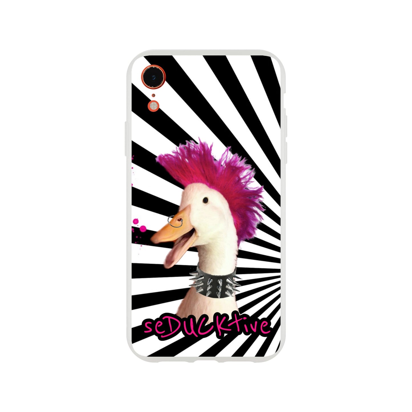 Rcok n Roll Wrinkle iphone case (black and white)