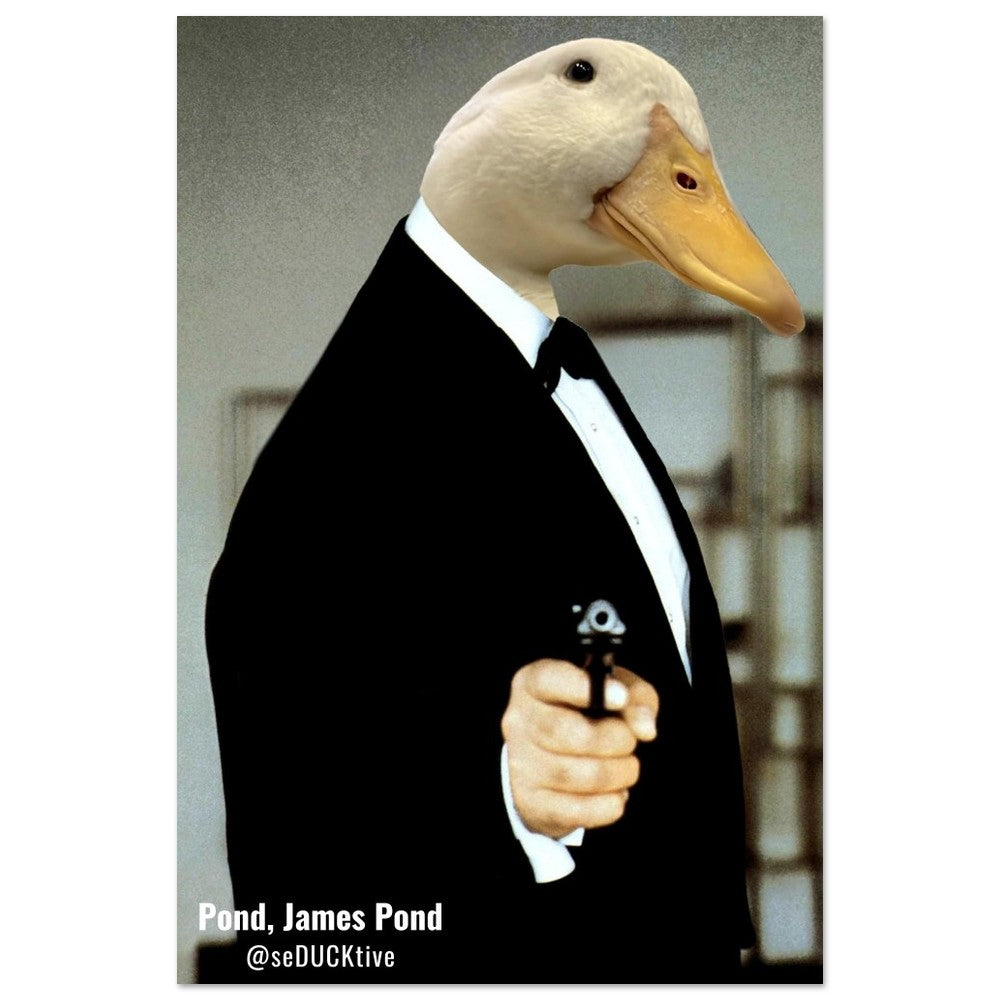 James Pond Duck Semi-Glossy Paper Poster
