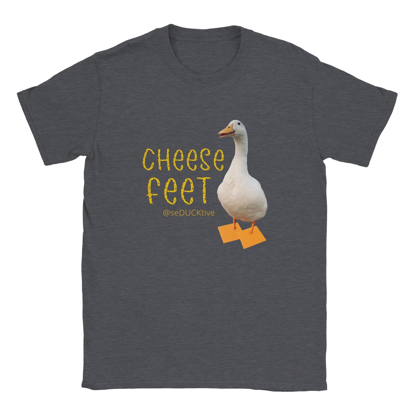 Cheese Feet T Shirt - single cheese