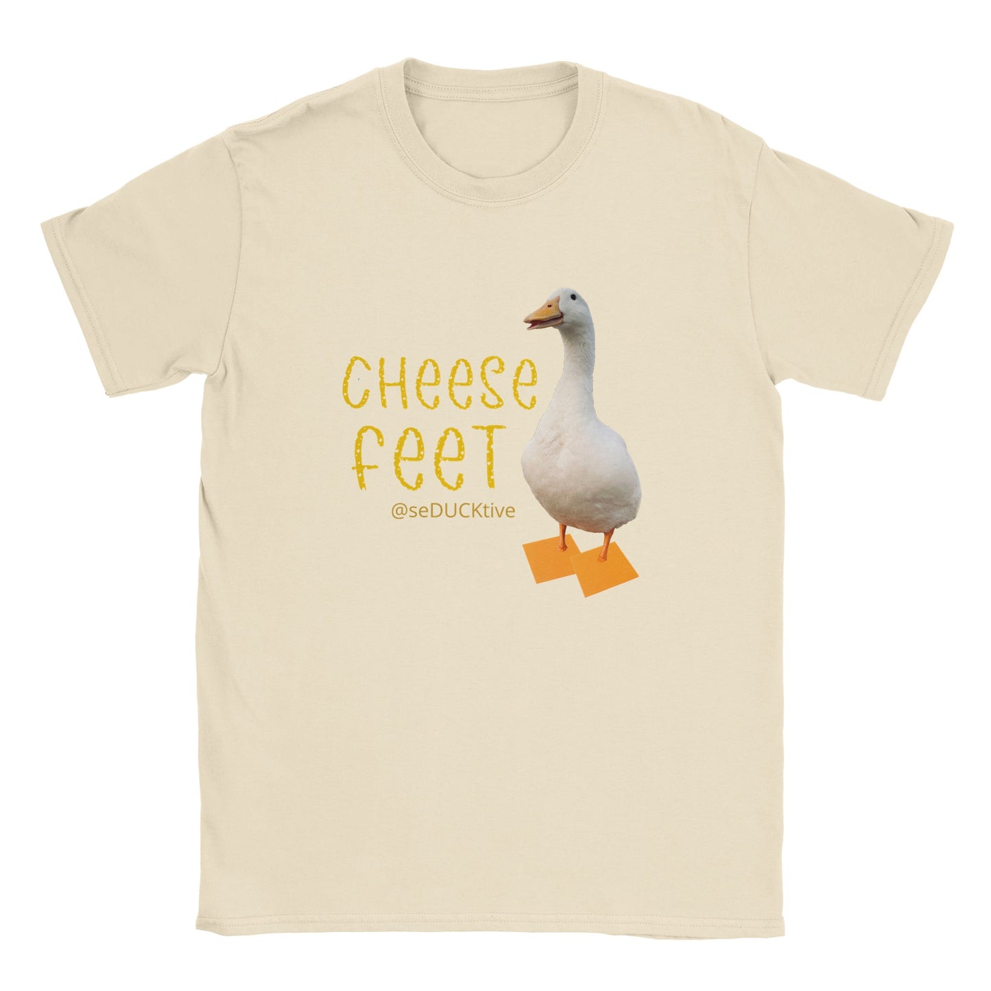 Cheese Feet T Shirt - single cheese