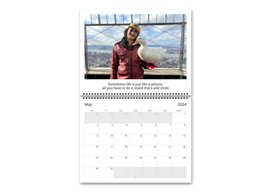 2024 Wrinkle & Human Calendar (US & CA)