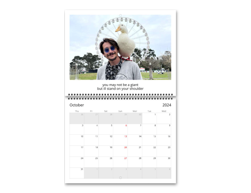 2024 Wrinkle & Human Calendar (US & CA)