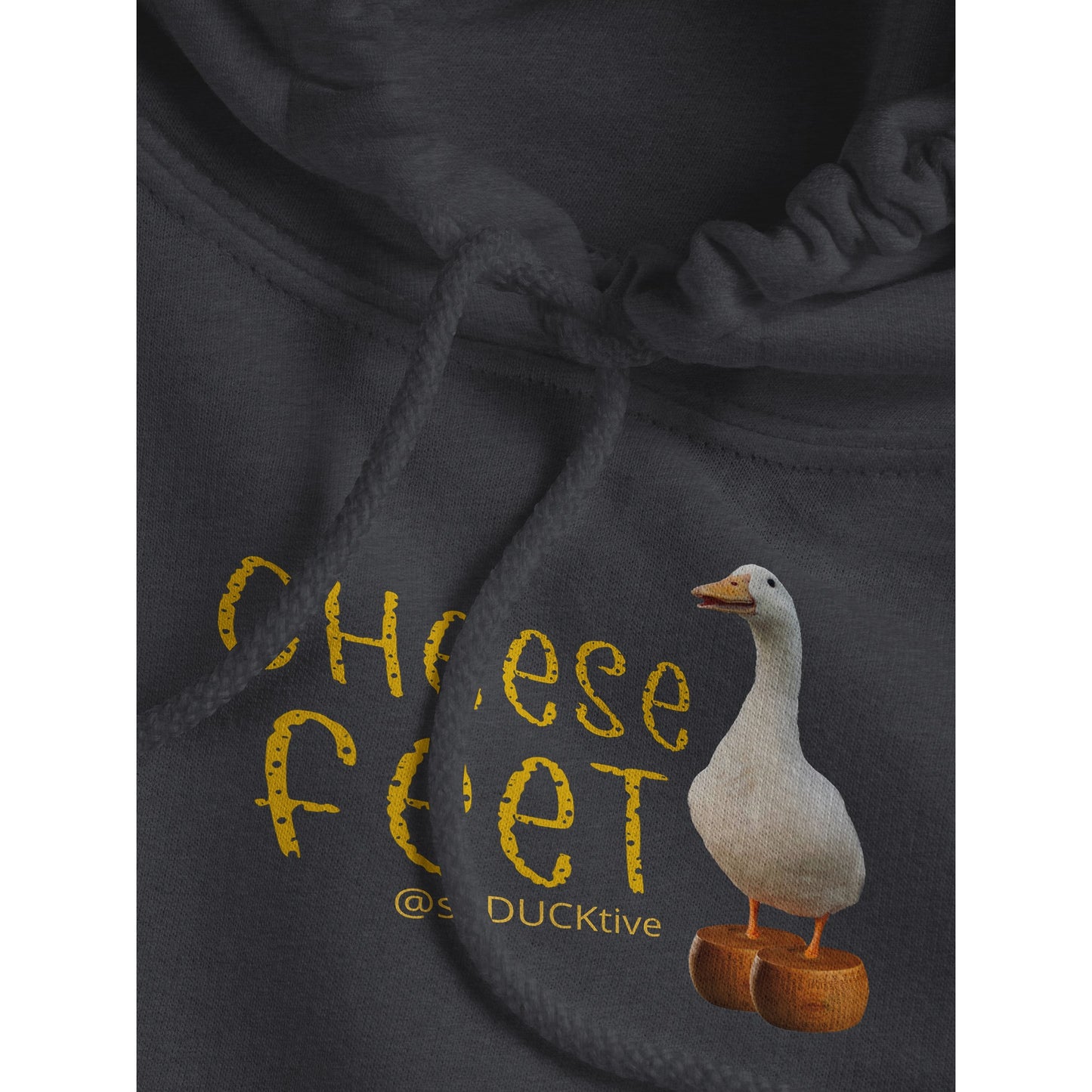 Cheese Feet Pullover Hoodie - Round Cheese