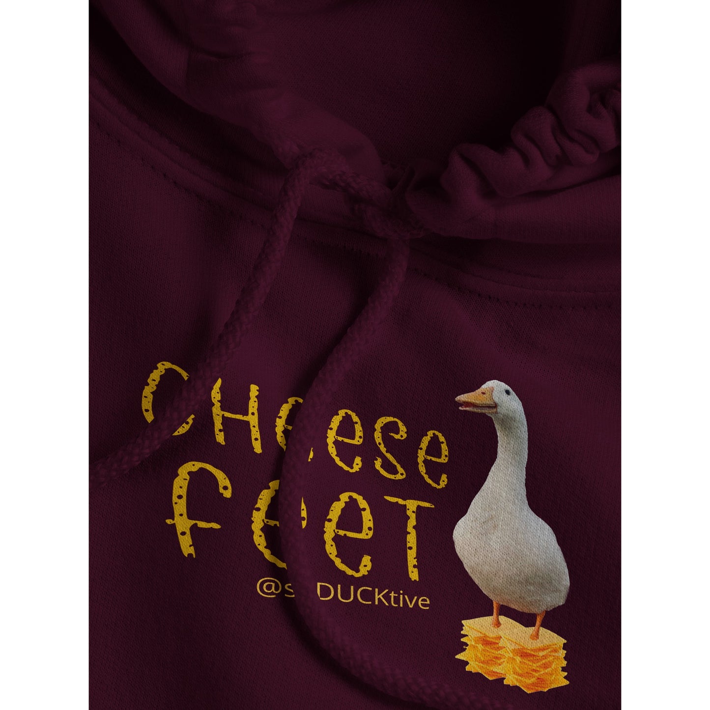 Cheese Feet Pullover Hoodie - Stack of cheese