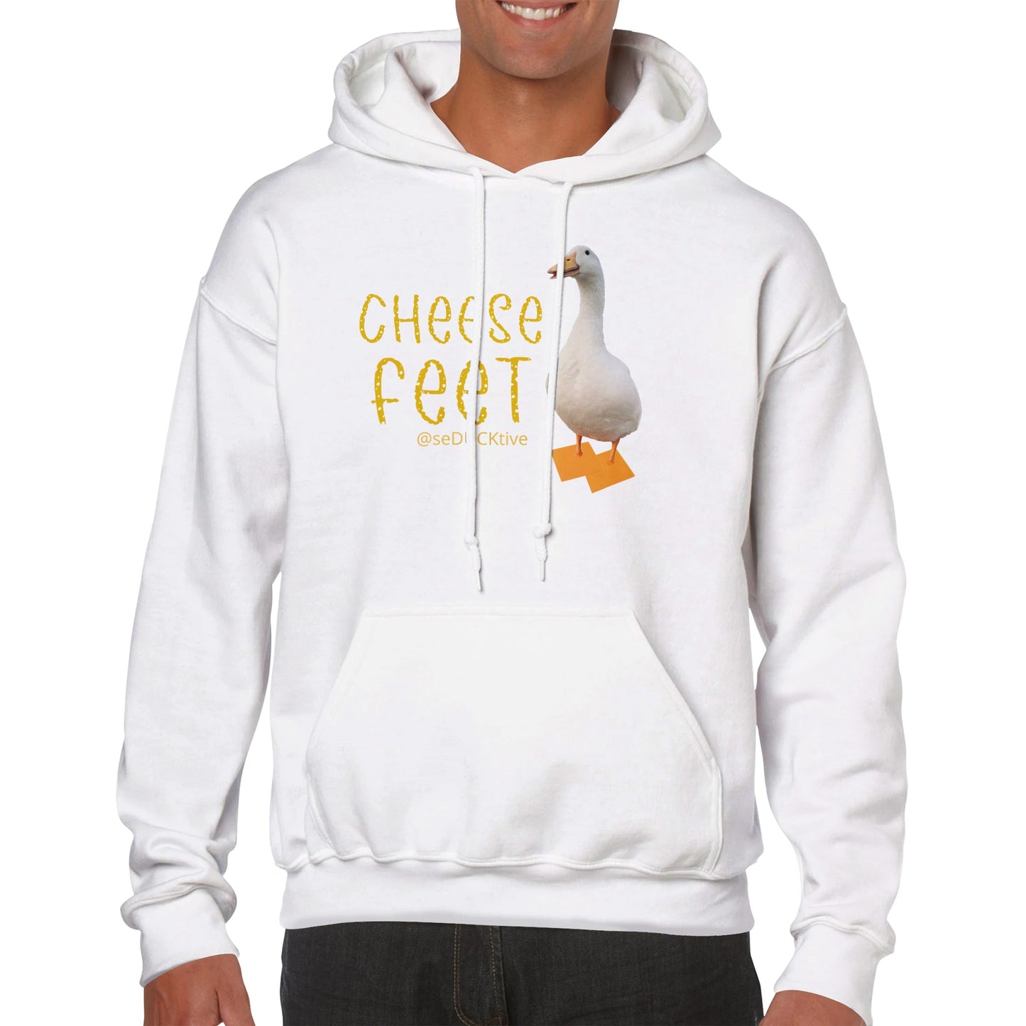 Cheese Feet Pullover Hoodie - Single Cheese