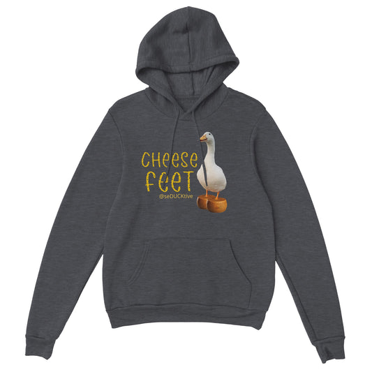 Cheese Feet Pullover Hoodie - Round Cheese